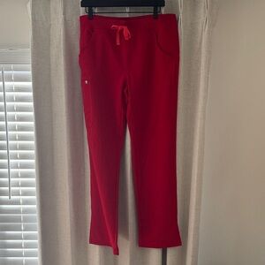 Figs Red Kade Pants Standard length NWT limited edition color